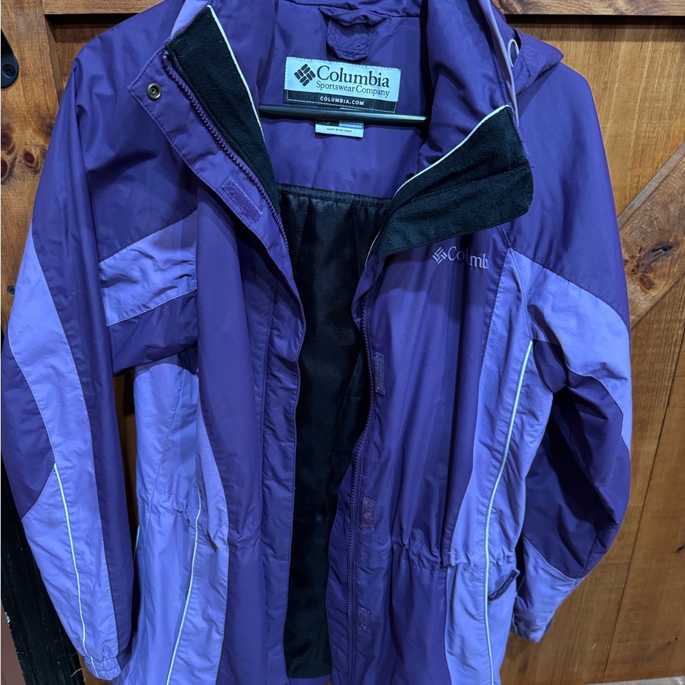 Columbia Women's Deep Purple Hooded Jacket